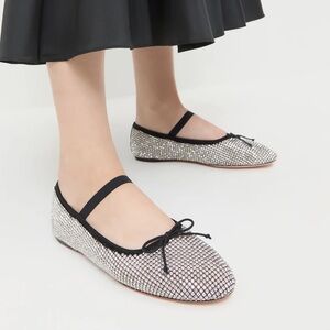 Loeffler randall Crystal Ballet Flat size 7